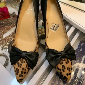 Kate Spade New York leopard heels size 7.5